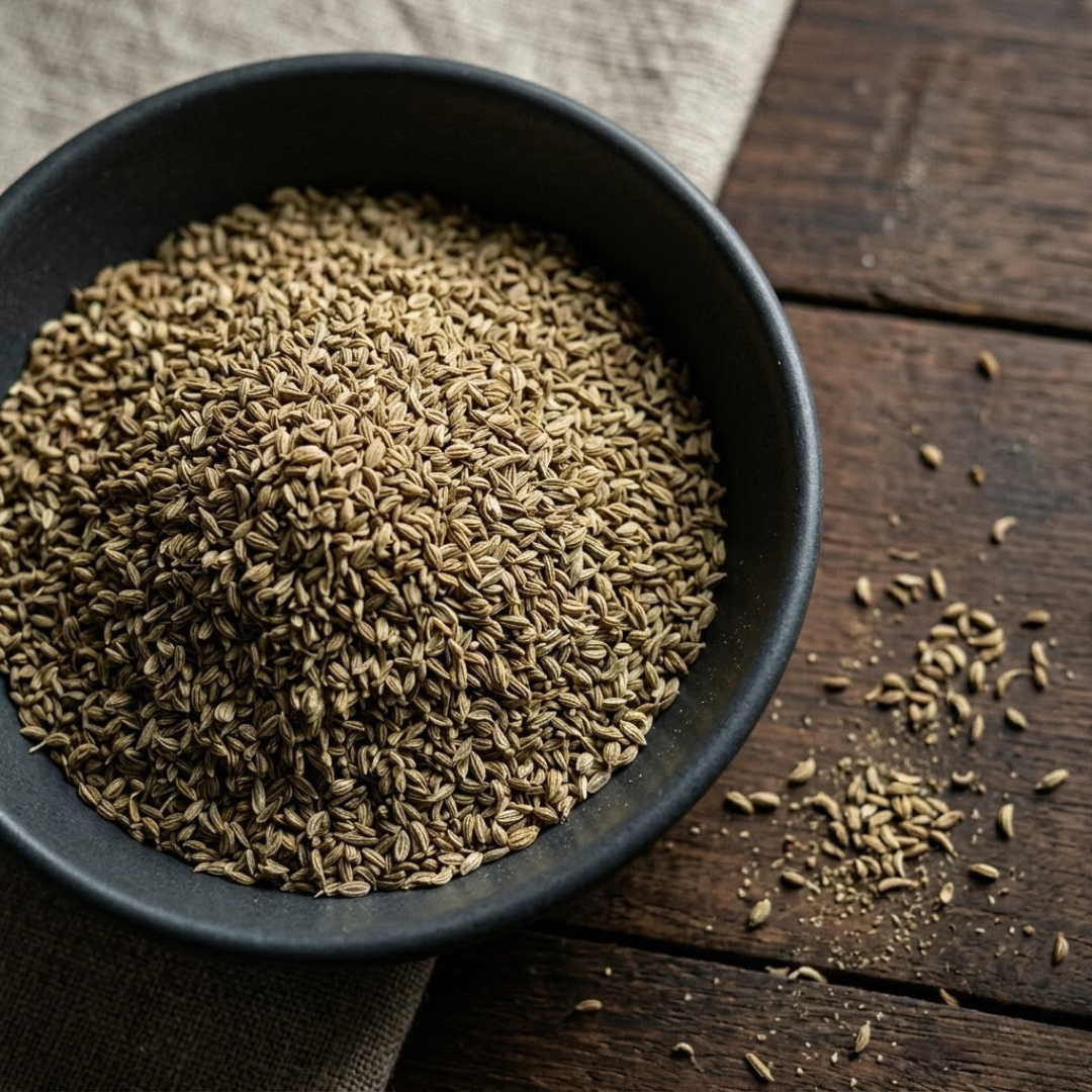 Rithwik Foods Organic Ajwain Seeds - Carom Seeds for Health